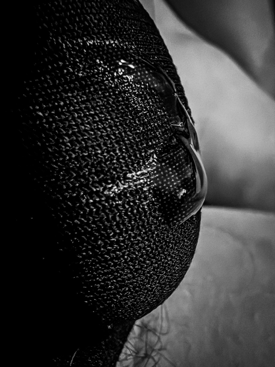 Studio session detail, black and white